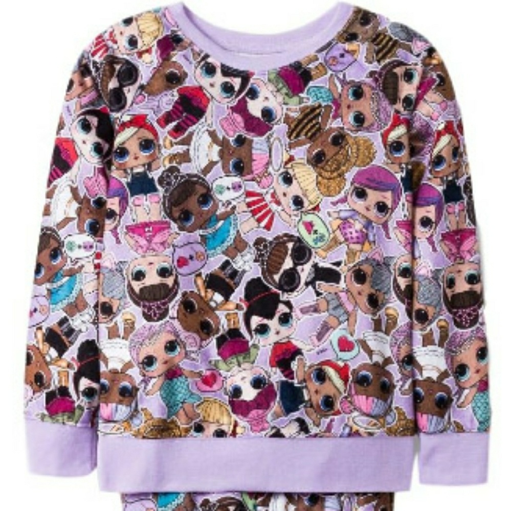 LOL surprise dolls 2 piece pajama set